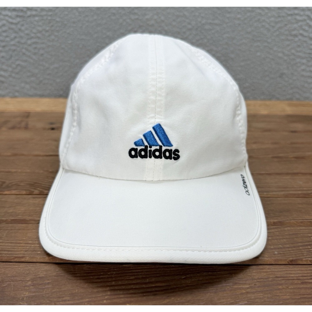 Adidas Hat Adult White Strap Back Cap Adizero Climacool Golf Tennis Preppy‎ Mens
